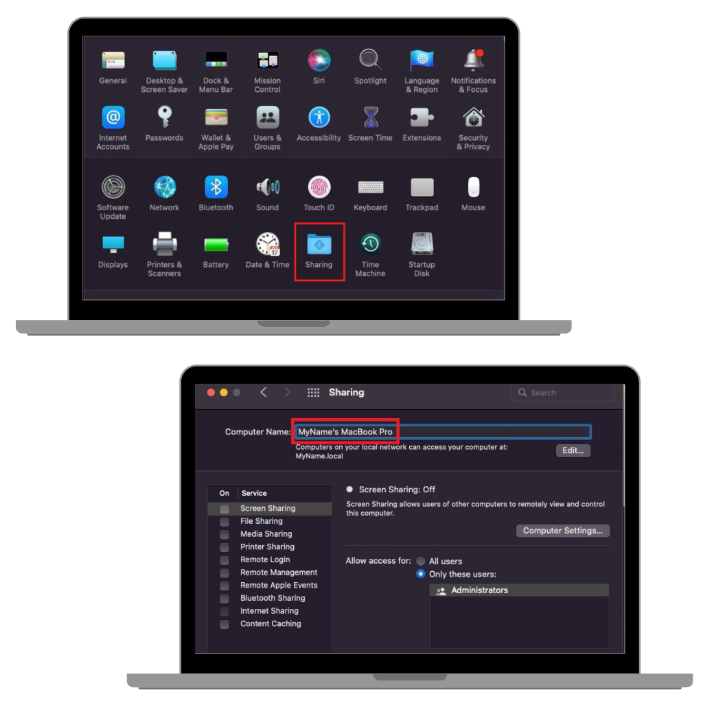GEARVN - Cách thay tên Airdrop bên trên Macbook