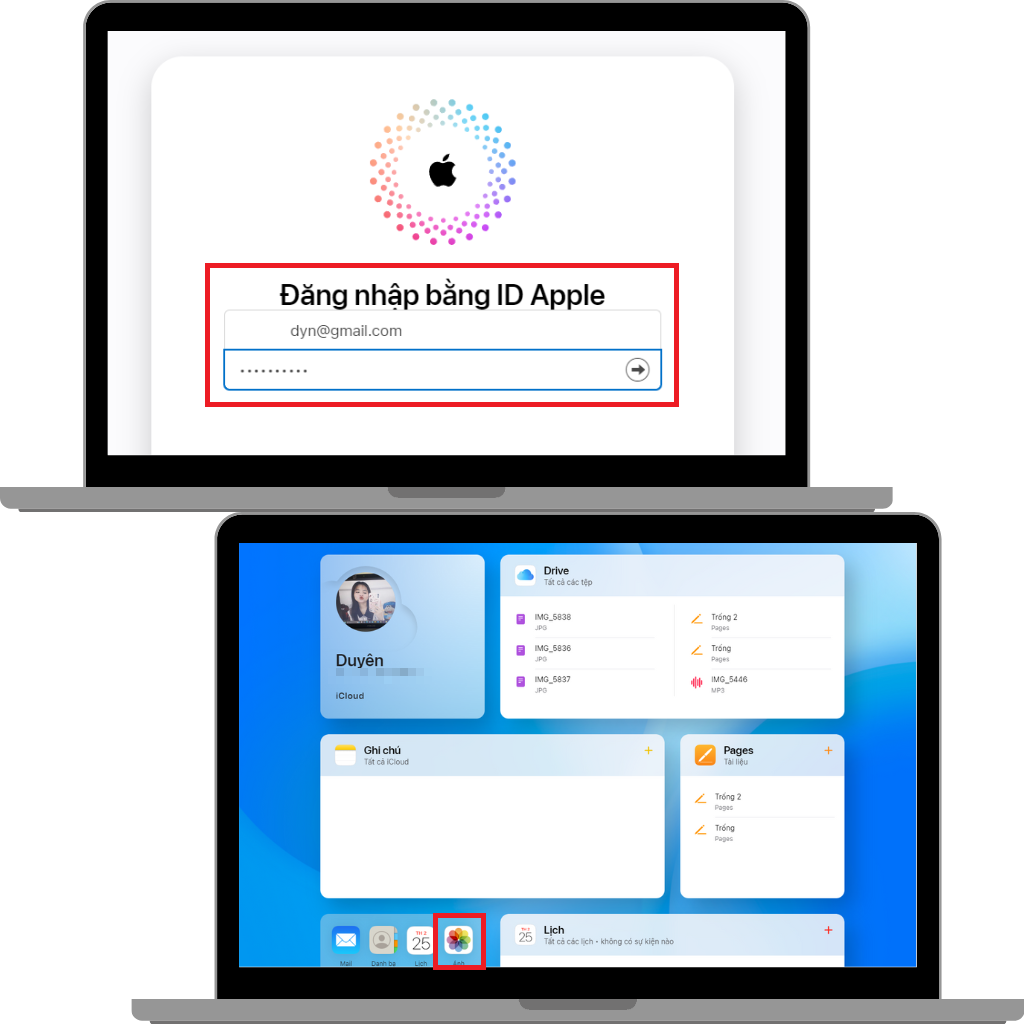 GEARVN - Cách xem ảnh trên iCloud bằng Macbook