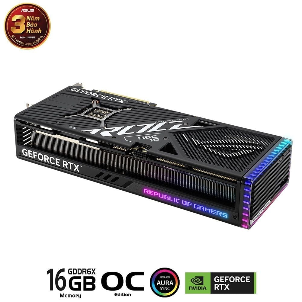 Card màn hình ASUS ROG Strix GeForce RTX 4080 SUPER 16GB GDDR6X OC Edition