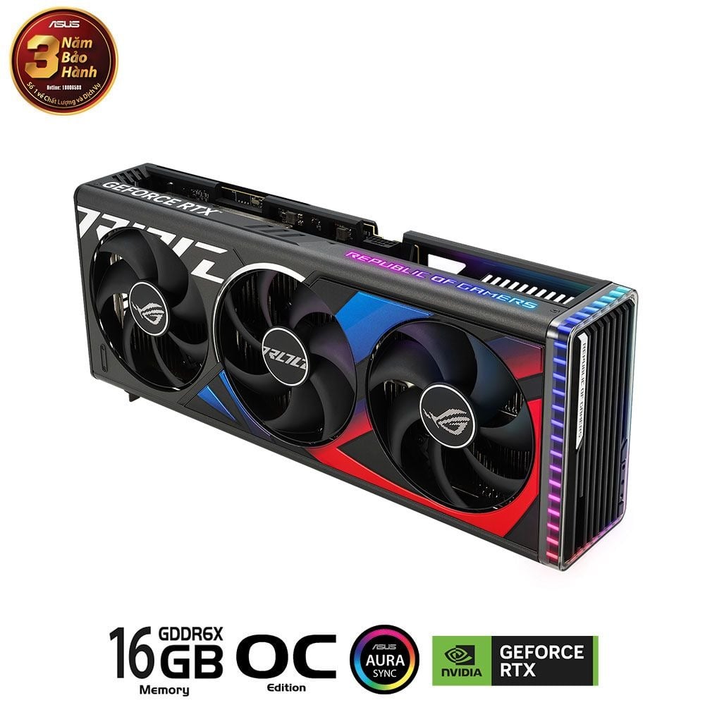 Card màn hình ASUS ROG Strix GeForce RTX 4080 SUPER 16GB GDDR6X OC Edition