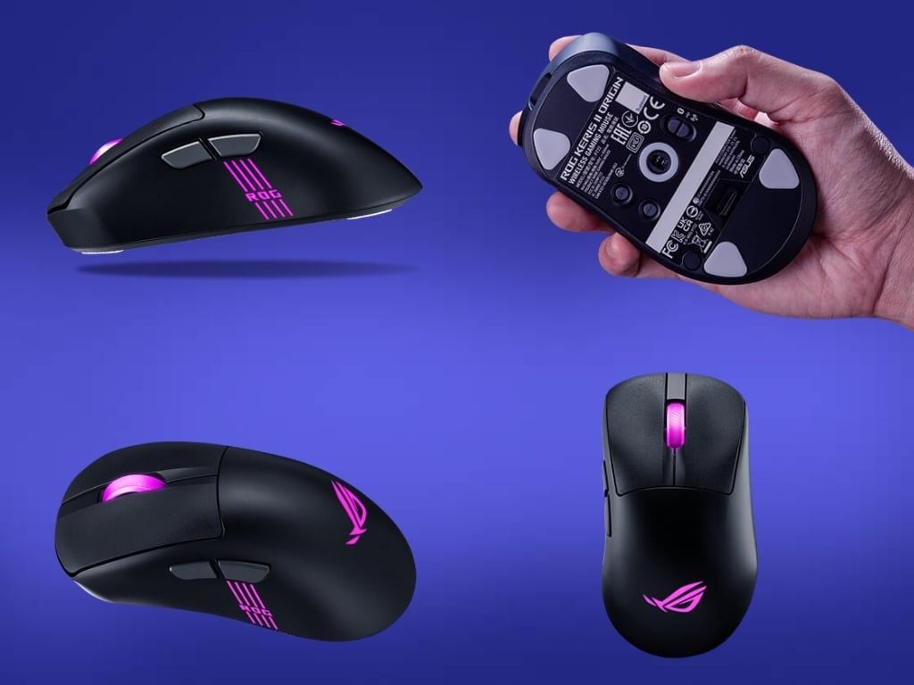 GEARVN - Chuột ASUS P722 ROG KERIS II Origin WL Black