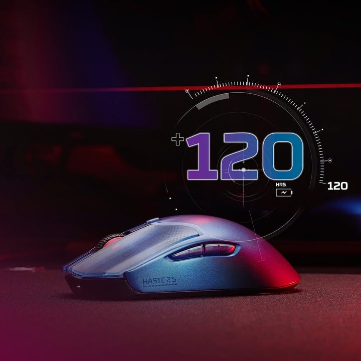 GEARVN - Chuột HyperX Pulsefire Haste 2S Wireless Silver