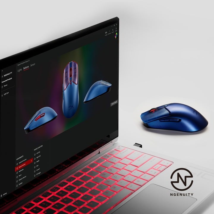 GEARVN - Chuột HyperX Pulsefire Haste 2S Wireless Silver