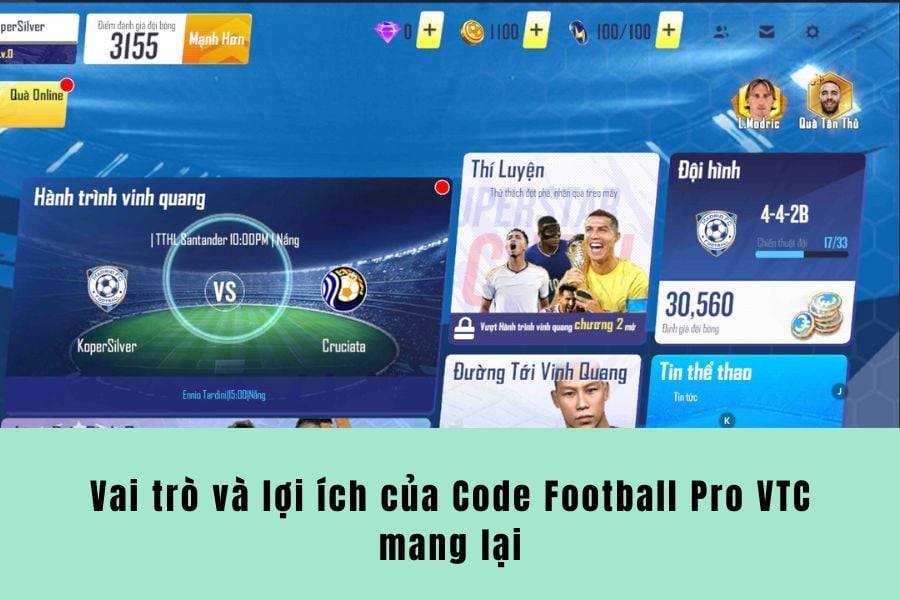 GEARVN - Danh sách code Football Pro VTC mới nhất