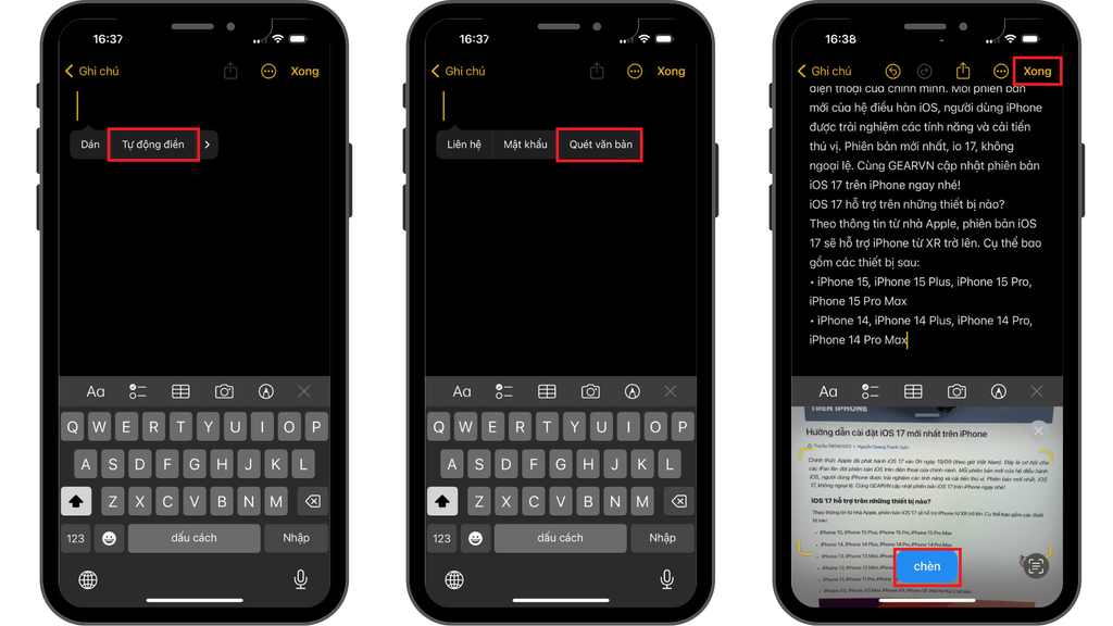 GEARVN - Copy chữ kể từ hình họa thẳng bên trên iPhone