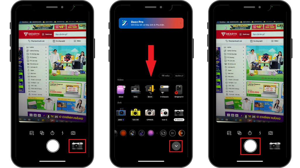 GEARVN - Hướng dẫn cách chụp ảnh vintage bằng Dazz cam