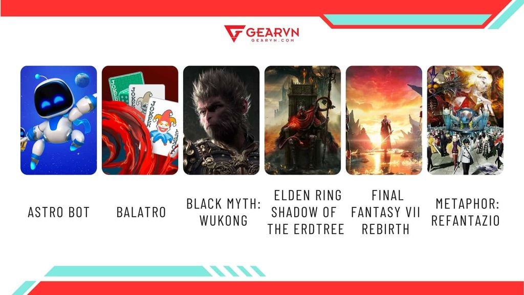 Danh sách đề cử Game Of The Year 2024 - GEARVN