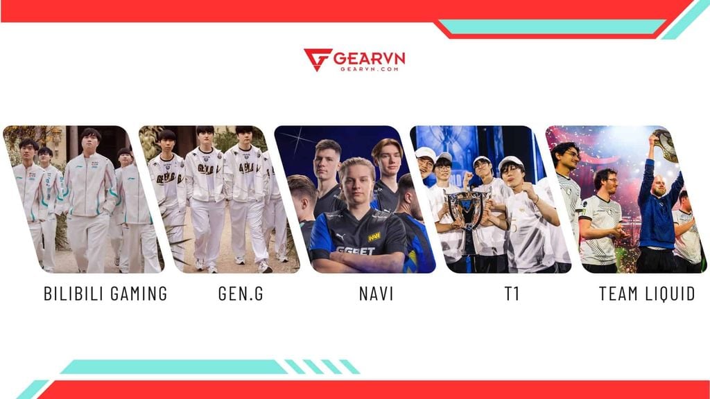 Danh sách đề cử đội tuyển eSport của năm - GEARVN