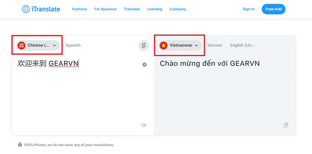 GEARVN - Dịch tiếng trung bằng Hanzii