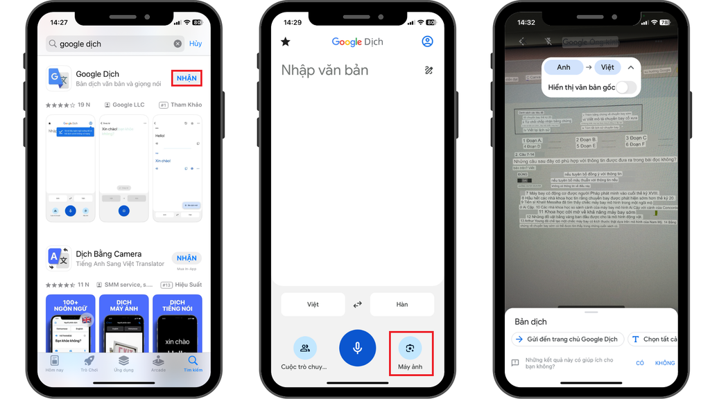 GEARVN - Ứng dụng Google dịch hình ảnh trên điện thoại