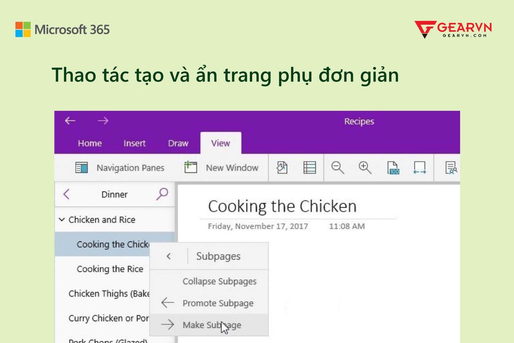 GEARVN - ONENOTE