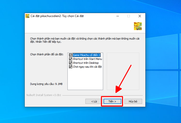 GEARVN - Hướng dẫn cài đặt game Pikachu PC cổ điển