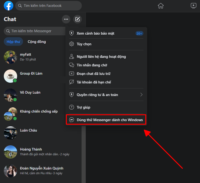 GEARVN - Hướng dẫn tải Messenger PC trên máy tính