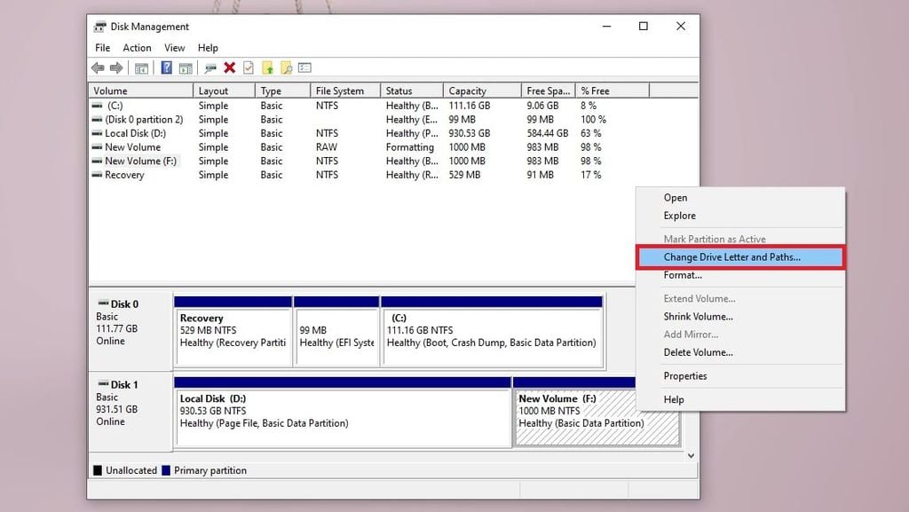 Hướng dẫn thay tên đổi họ cho các ổ đĩa trên Windows 10 - GEARVN