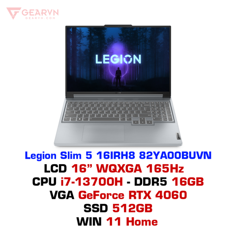 GEARV - Laptop gaming Lenovo Legion Slim 5 16IRH8 82YA00BUVN