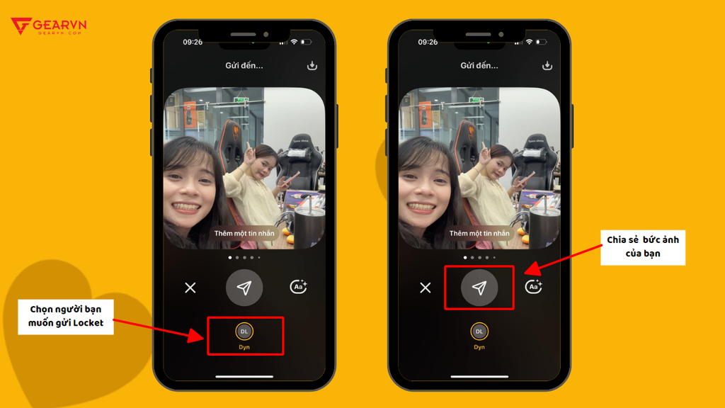 GEARVN - Sử dụng Locket Widget để chia sẻ hình ảnh với bạn bè, người thân