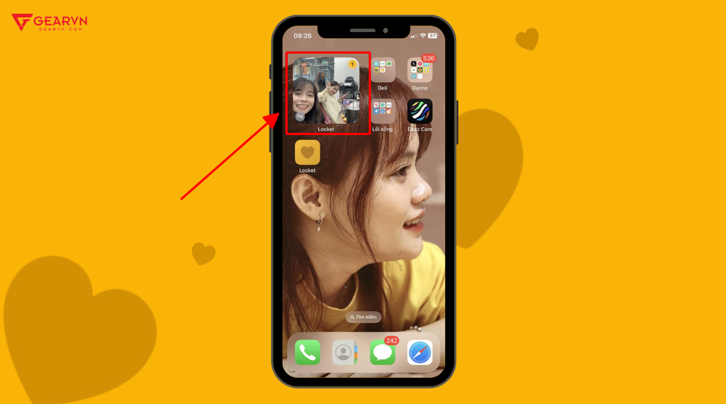 GEARVN - Sử dụng Locket Widget để chia sẻ hình ảnh với bạn bè, người thân