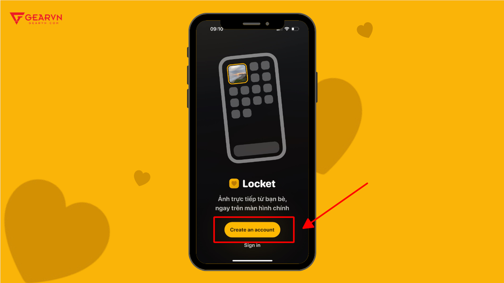 GEARVN - Hướng dẫn tải và tạo tài khoản Locket Camera