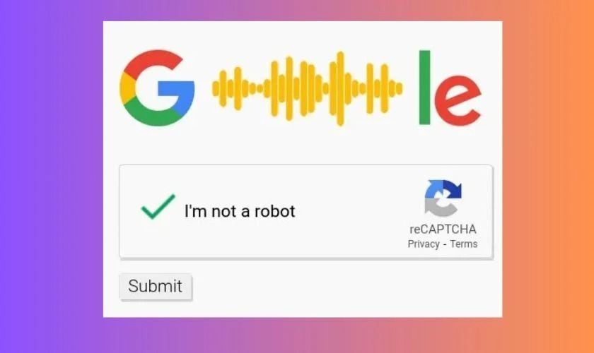 GEARVN - Mã CAPTCHA âm thanh