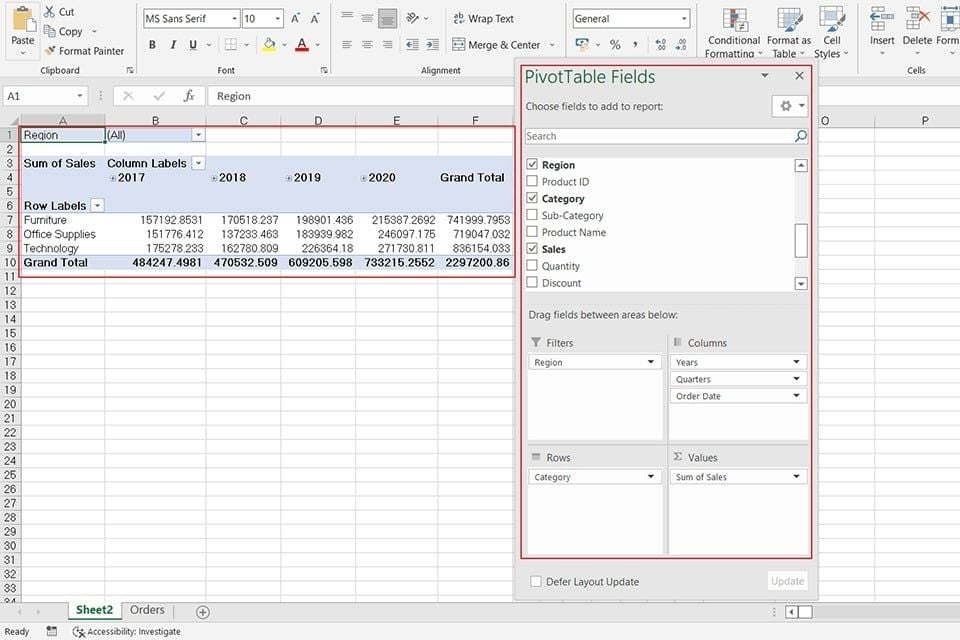 GEARVN - Pivot Table là gì? Cách sử dụng Pivot Table để thống kê dữ liệu