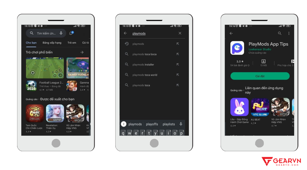 GEARVN - Hướng dẫn tải Playmods Android