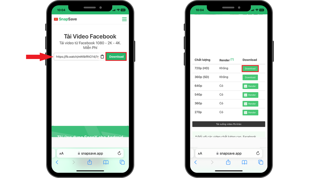 GEARVN - Cách tải video Facebook bằng Snapsave trên điện thoại
