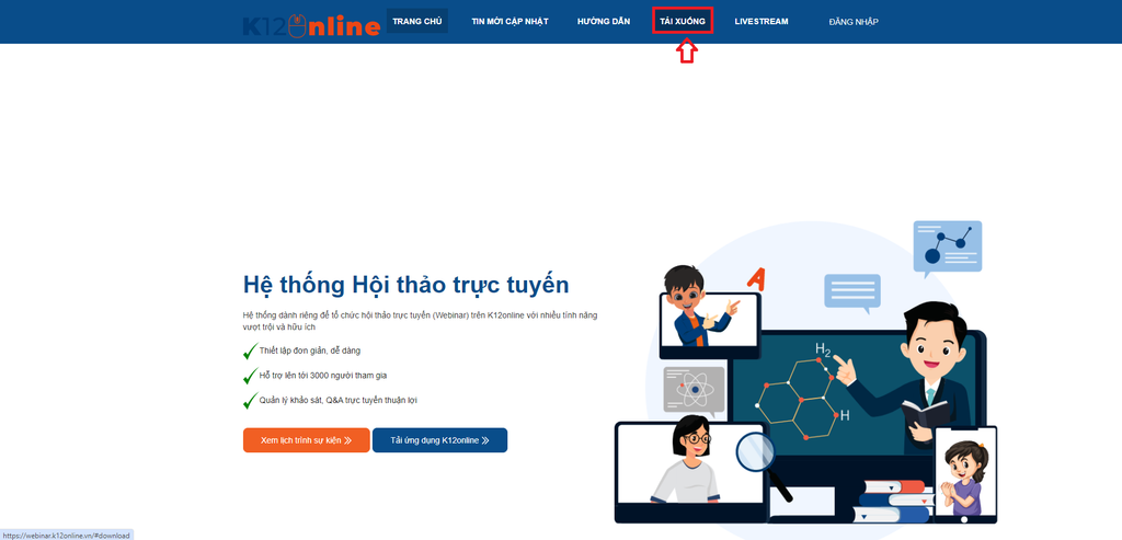 GEARVN - Hướng dẫn tải và đăng nhập K12online trên điện thoại, máy tính