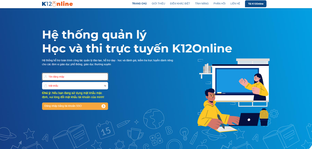 GEARVN - Hướng dẫn tải và đăng nhập K12online trên điện thoại, máy tính