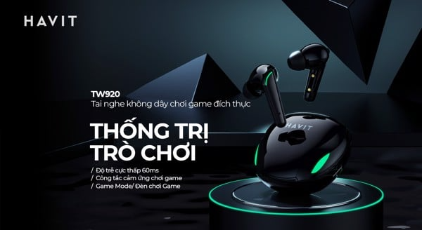 Tai nghe gaming Havit TW920 True Wireless