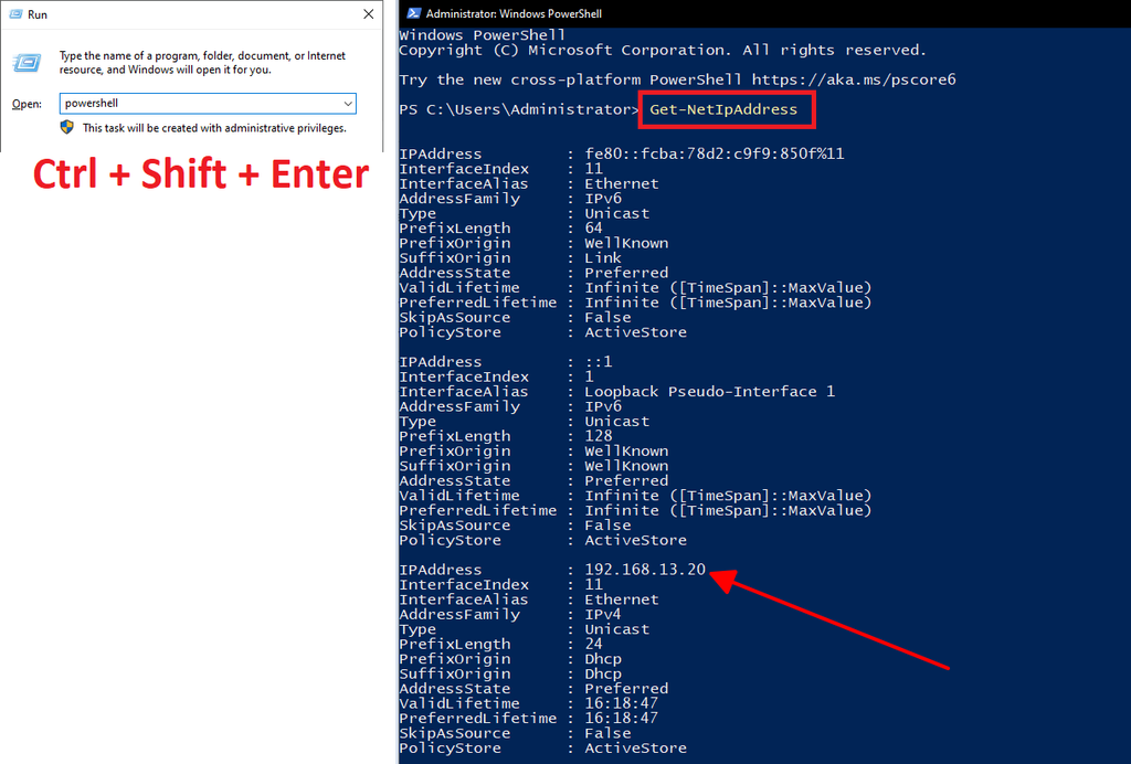 GEARVN - Cách xem địa chỉ ip máy tính bằng Powershell