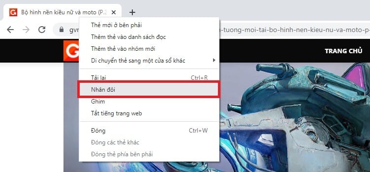 Hướng dẫn phân thân tab Chrome - GEARVN