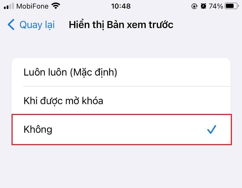 Hướng dẫn ẩn nội dung tin nhắn Messenger “lộ thiên” trên màn hình khóa điện thoại