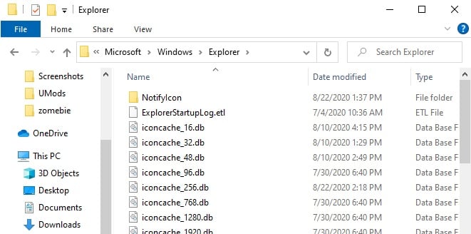 Hướng dẫn sửa lỗi mất thumbnail của file trên Windows 10