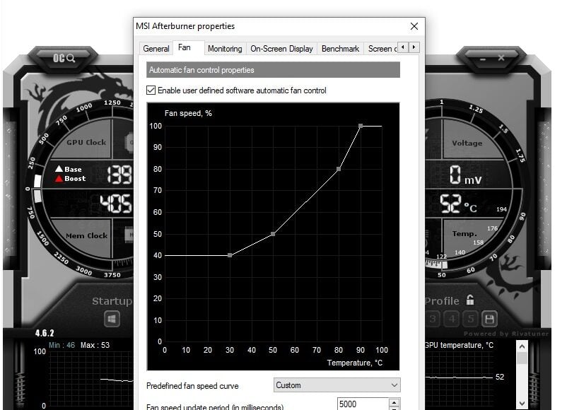 Hướng dẫn tùy chỉnh tốc độ quạt của card đồ họa bằng MSI Afterburner