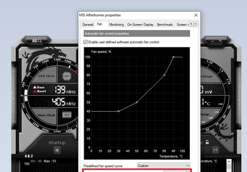 Hướng dẫn tùy chỉnh tốc độ quạt của card đồ họa bằng MSI Afterburner