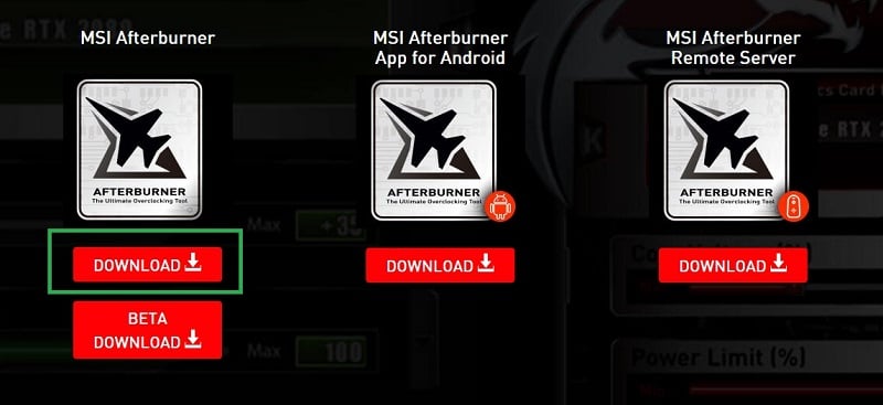 Hướng dẫn tùy chỉnh tốc độ quạt của card đồ họa bằng MSI Afterburner