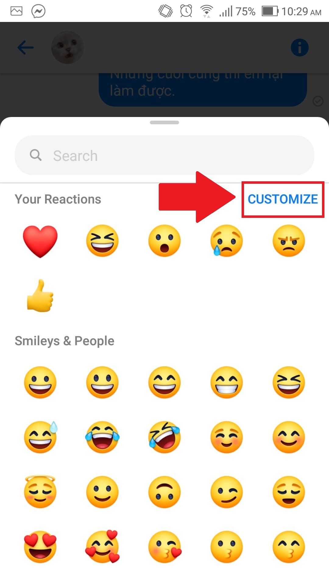 Hướng dẫn biến hóa bảng Emoji