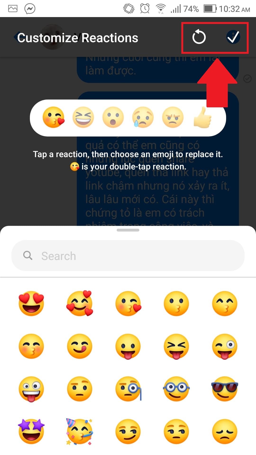 Hướng dẫn biến hóa bảng Emoji