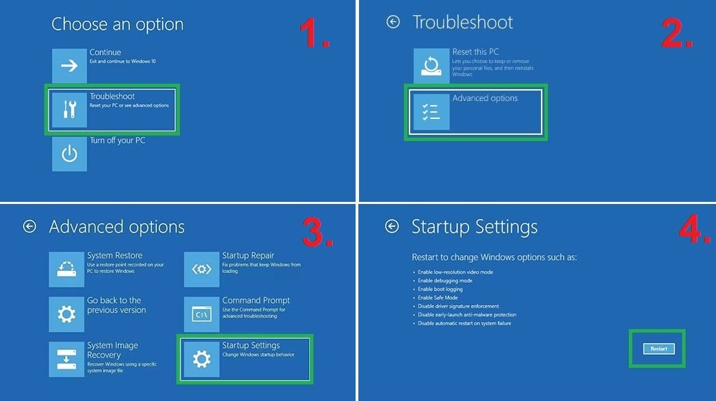 Hướng dẫn kích hoạt chế độ Safe Mode