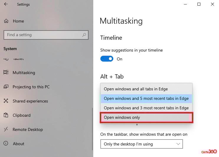 Hướng dẫn loại tab Microsoft Edge