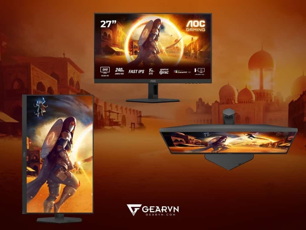 AOC Q27G4ZR và AOC Q27Q42ZE - GEARVN