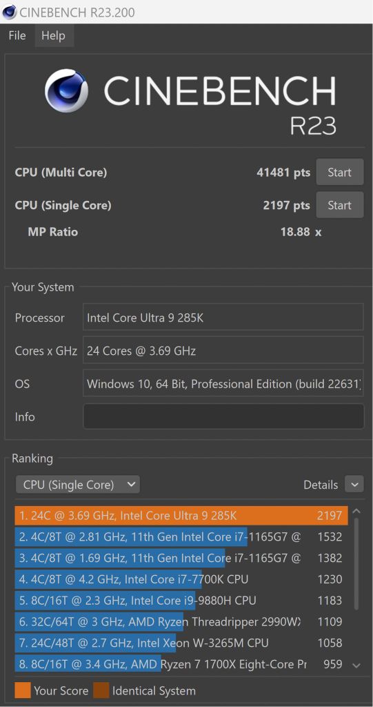 Intel Core Ultra 9 285K