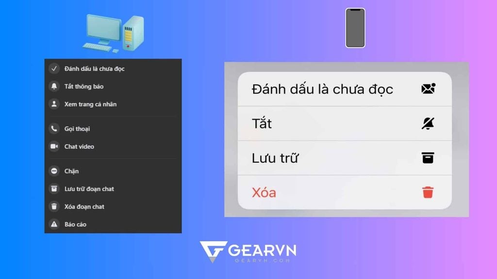 Khôi phục tin nhắn Messenger đã thu hồi bằng lưu trữ cuộc trò chuyện - GEARVN