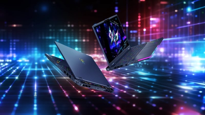 Acer Predator Helios 16 AI PH16 sở hữu thiết kế hiện đại