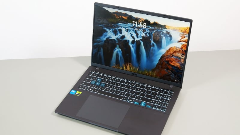 ASUS V16 sở hữu màn hình 16 inch độ phân giải WUXGA