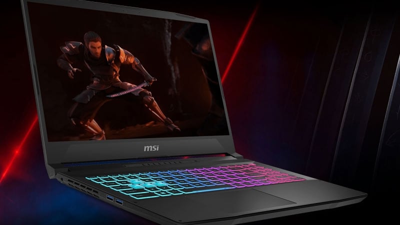 MSI Katana 15 HX B14WGK sở hữu thiết kế hiện đại