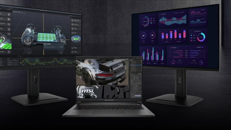 Trái tim của MSI Stealth A16 Mercedes AMG là bộ xử lý AMD Ryzen™ AI 9 HX 370 thế hệ mới nhất