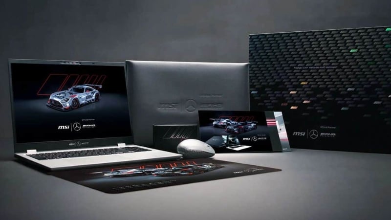 MSI và Mercedes-AMG Motorsport đã tạo nên một sản phẩm mang đậm dấu ấn riêng