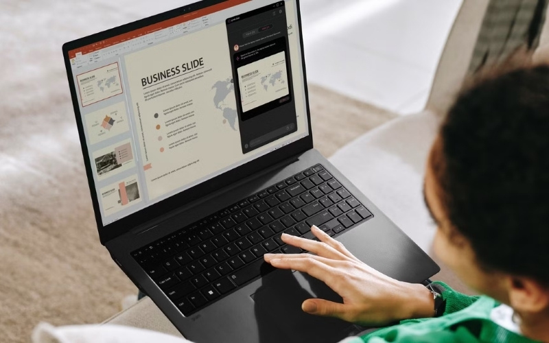 Màn hình Full HD phù hợp với công việc văn phòng và giải trí cơ bản