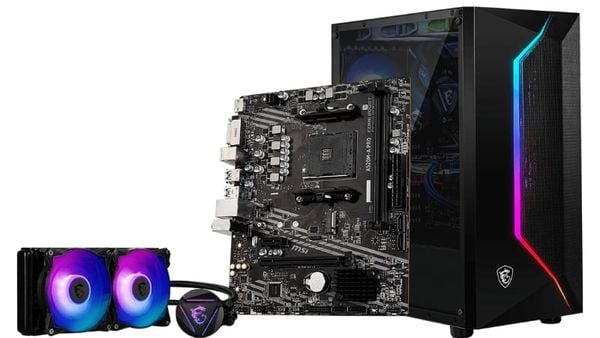 Khe cắm M.2 trên bo mạch chủ, có thể có một ổ SSD NVMe đang được lắp đặt